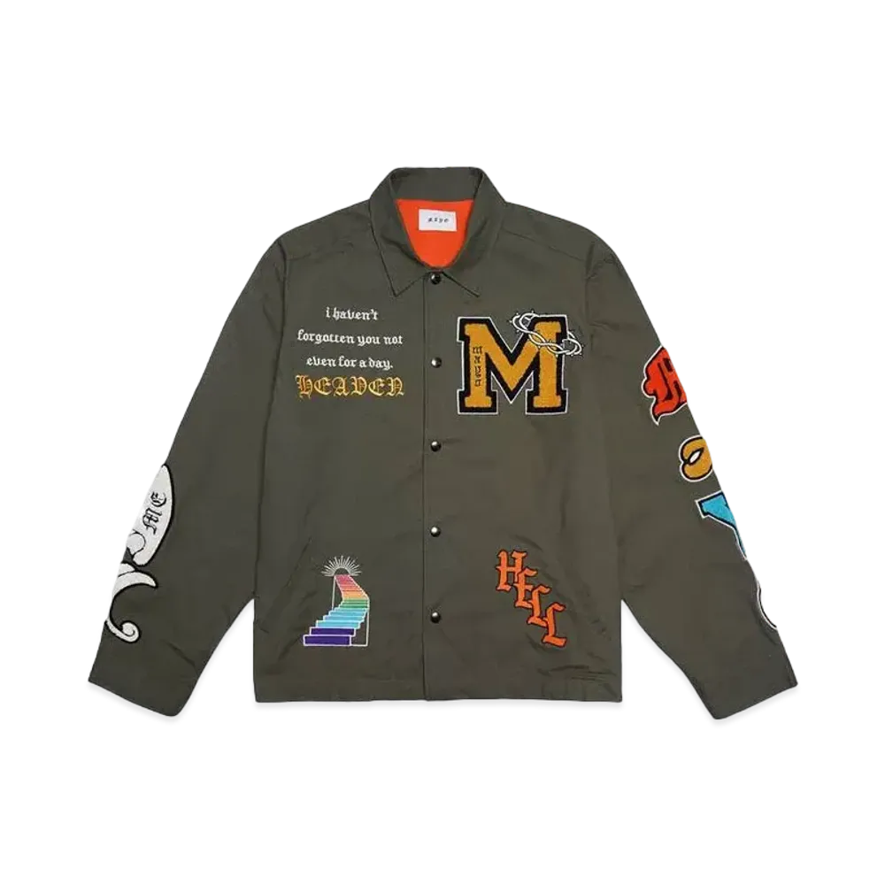 MAYO EXCLUSIVE EMBROIDERY COACH JACKET "KHAKI"