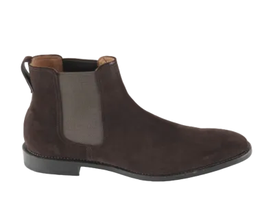 REGAL Side Gore Boots Calf Leather Suede "Dark Brown" 19CLCD