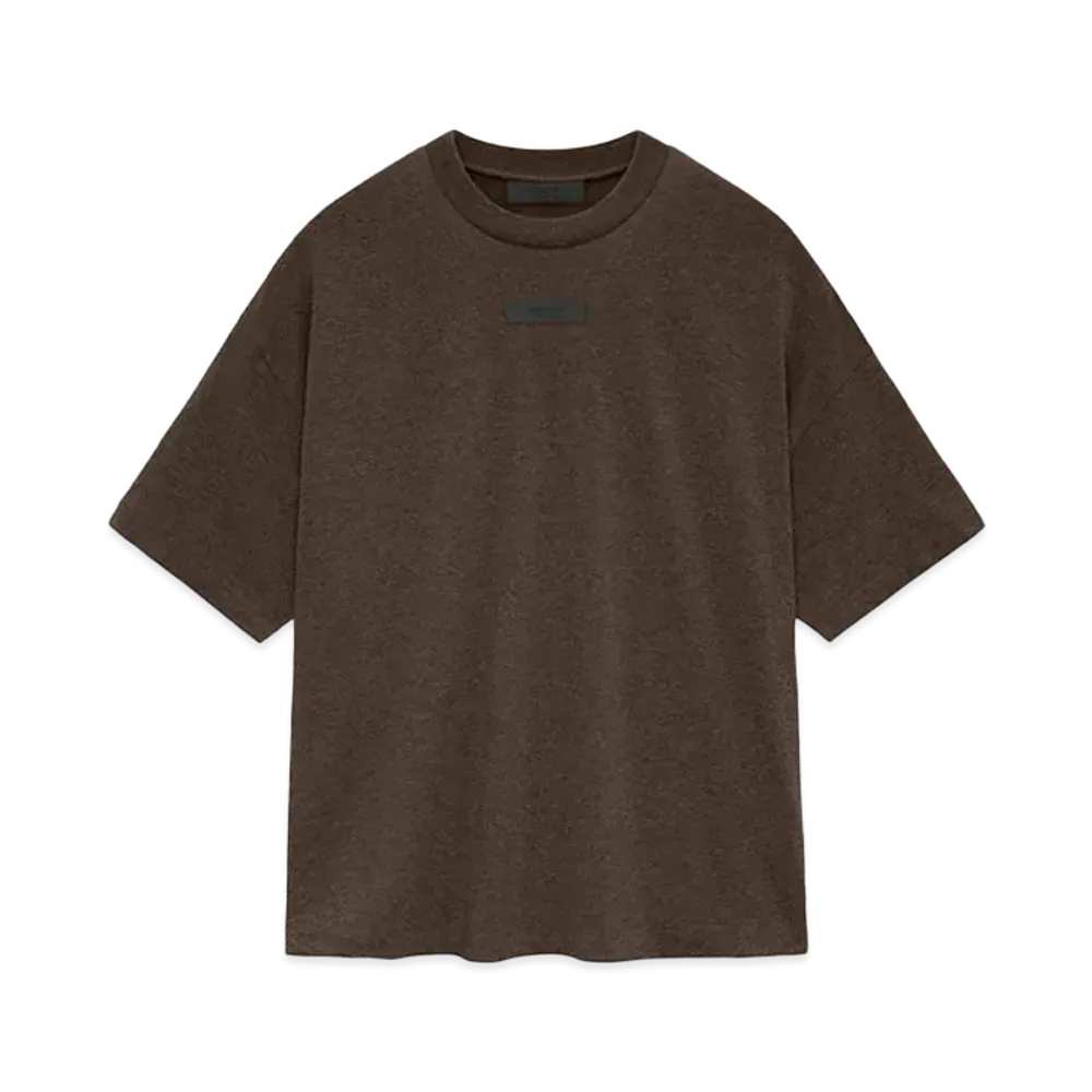 FEAR OF GOD ESSENTIALS S/S Tee "Heather Wood"