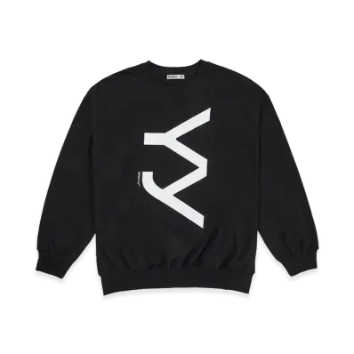 OPEN YY Women's Over-Sized Sweatshirt "Black"