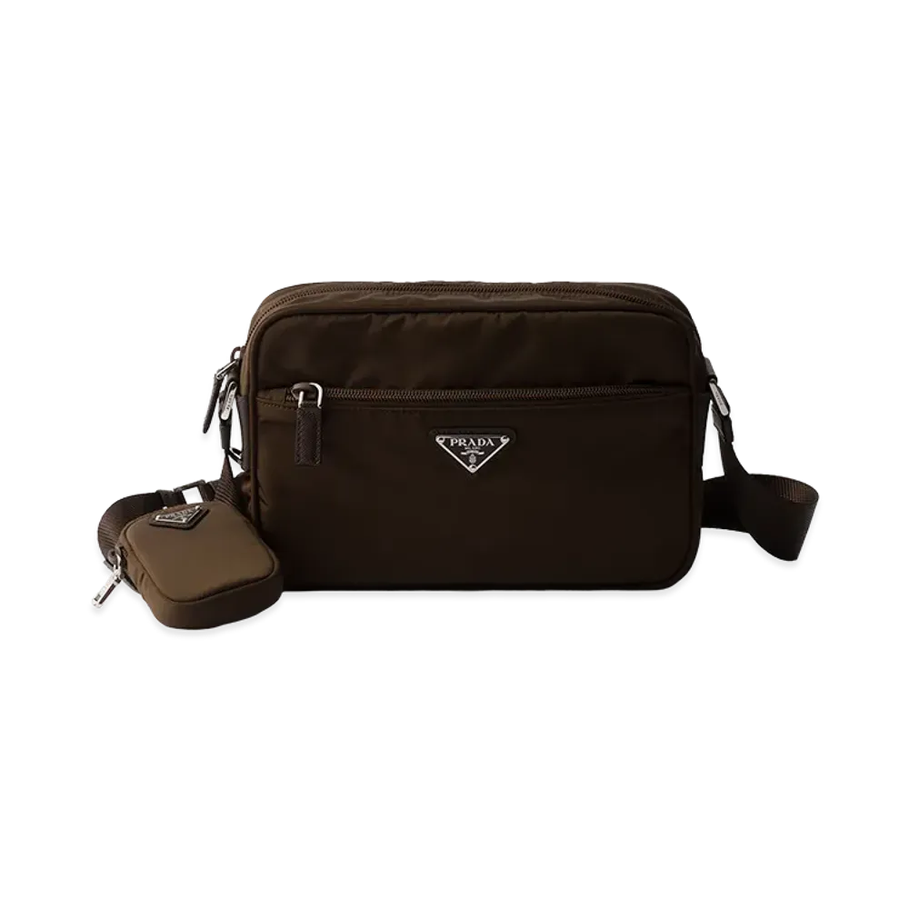 PRADA Re-Nylon Shoulder Bag "Sienna Brown"