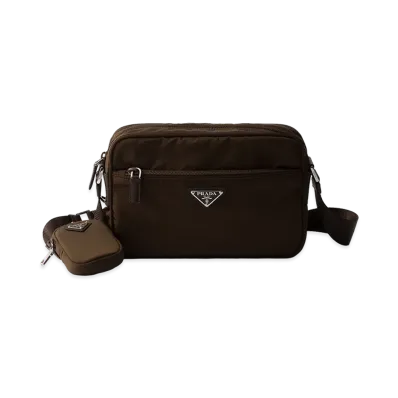 PRADA Re-Nylon Shoulder Bag "Sienna Brown"