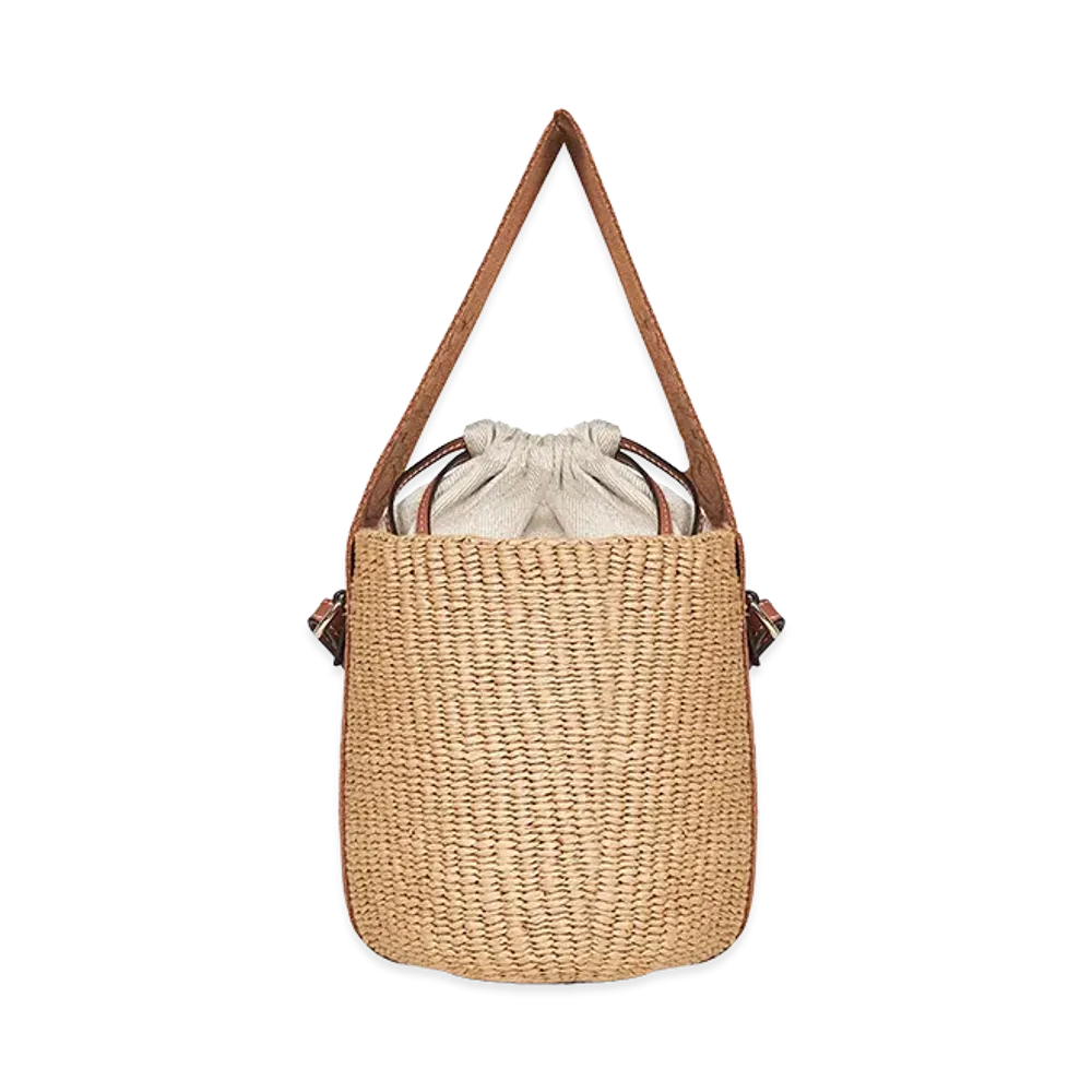 Chloe Women's Small Woody Basket Bag "Beige"