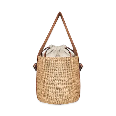 Chloe Women's Small Woody Basket Bag "Beige"