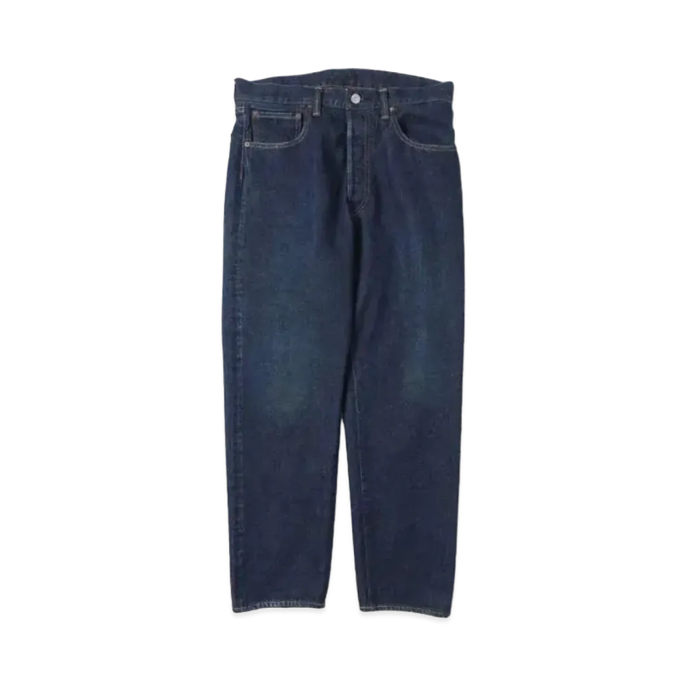 A.PRESSE Washed Denim Pants E "Indigo"