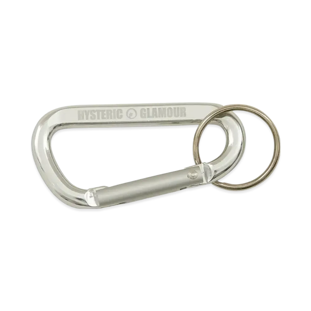 HYSTERIC GLAMOUR Circle Girl Carabiner L "Silver"