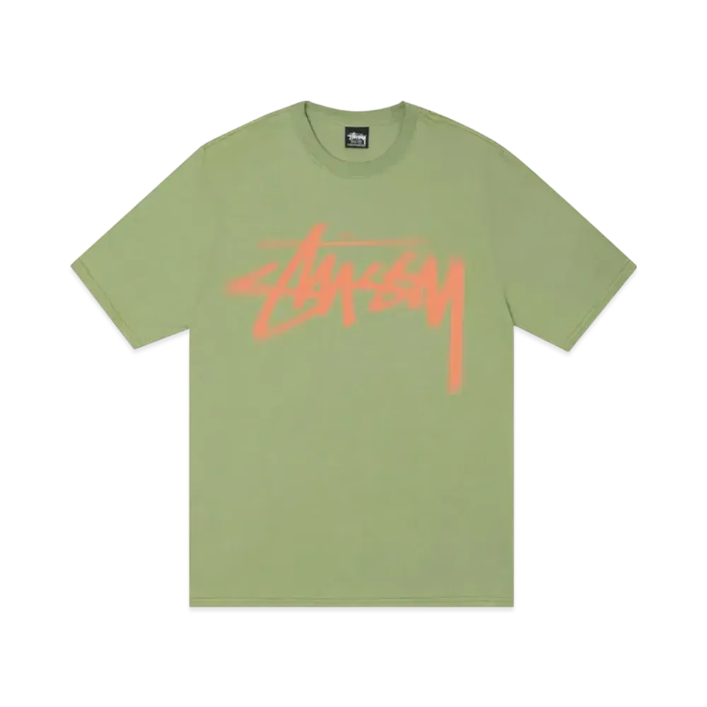 Stussy Dizzy Stock Tee "Moss"