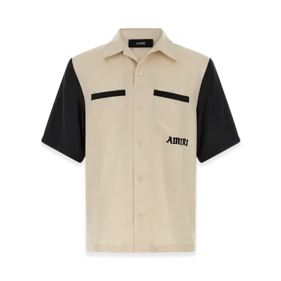 AMIRI 'Alabaster' Shirt "Beige/Black"