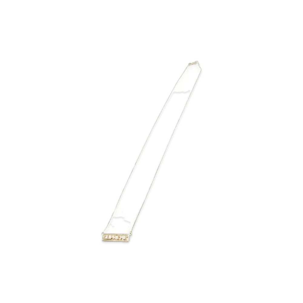 Supreme Name Plate 14K Gold Pendant "Gold"