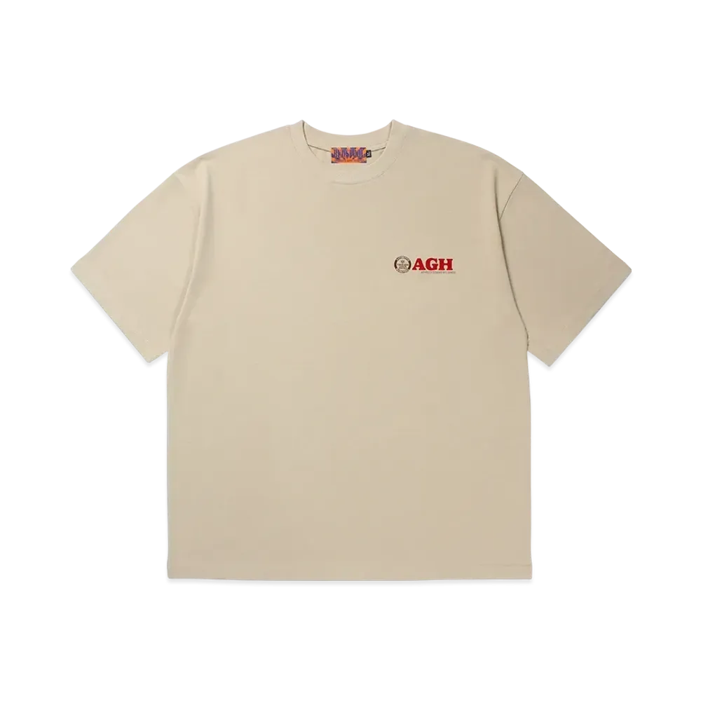 APHRODITEGANG Raw AGH Print S/S Tee "Light Brown"