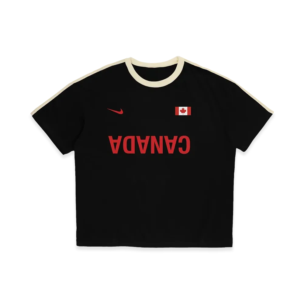 Travis Scott Cactus Jack x Nike Canada Total 90 Tee "Black"