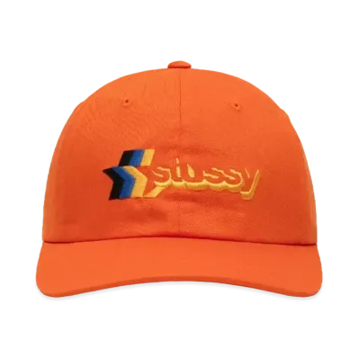 Stussy Low Pro 3 Star Strapback "Orange"