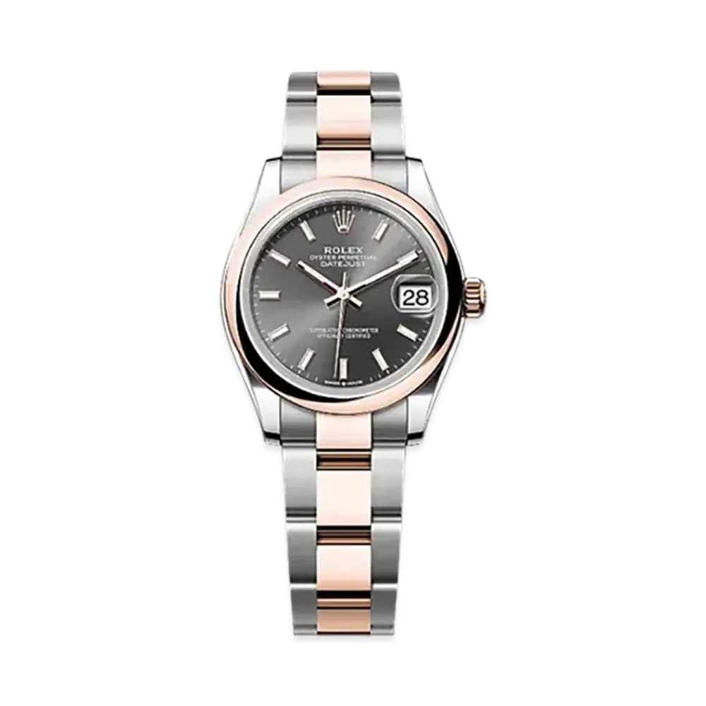 ROLEX Datejust 31mm Oystersteel & Everose Gold 278241 "Slate"