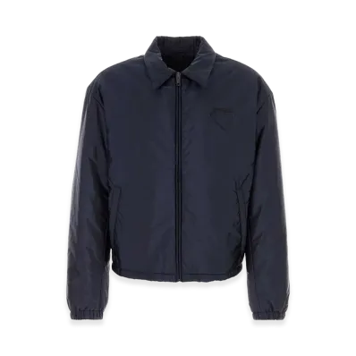 PRADA Re-Nylon Padded Jacket "Blue"