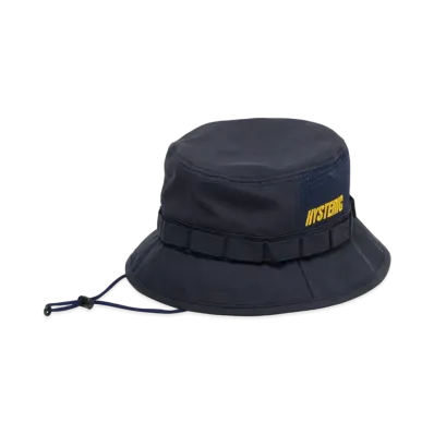 HYSTERIC GLAMOUR Logo Embroidered Adventure Hat "Navy"