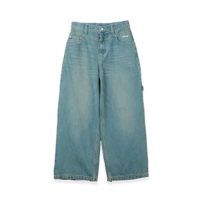 X-Girl Women's Baggy Denim Pants "Light Indigo"