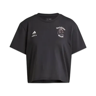 adidas Les Mills For A Fitter Planet Graphic Short Sleeve T-shirt "Black"
