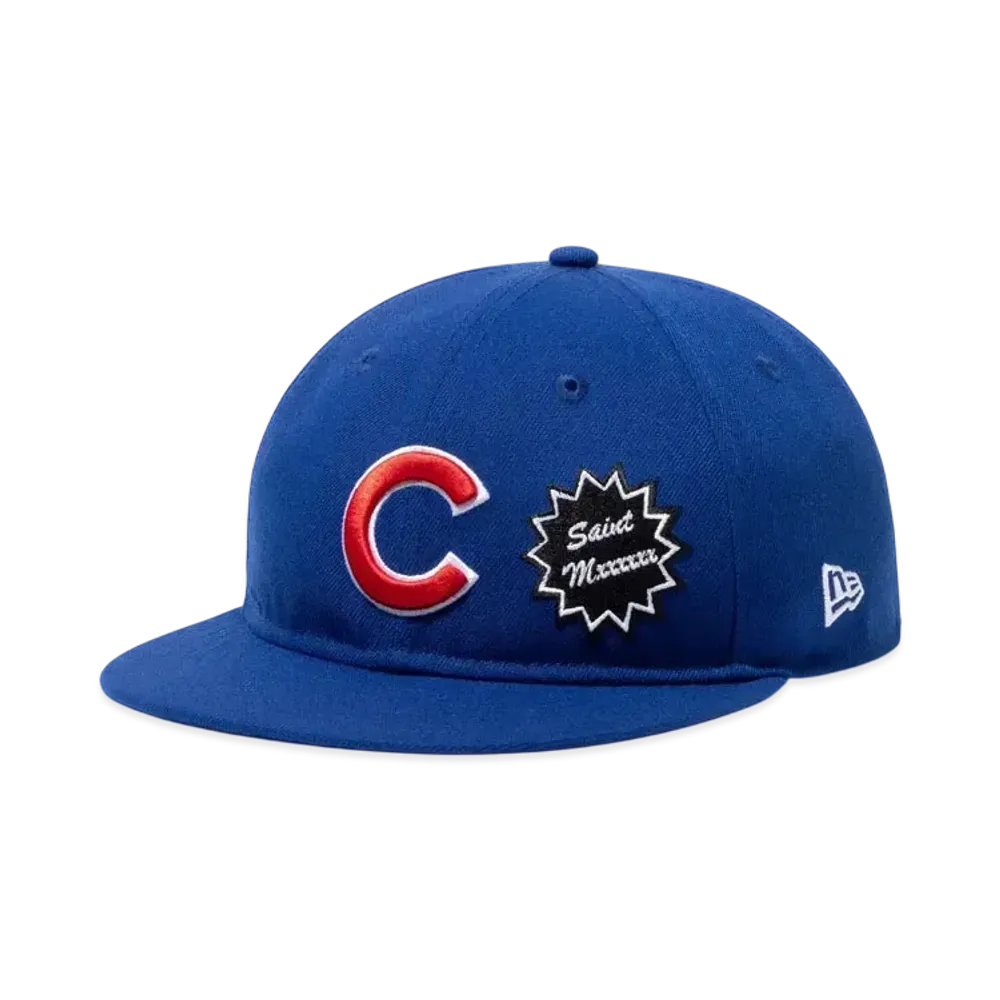 NEW ERA x SAINT Mxxxxxx x MLB Retro Crown 9Fifty Chicago Cubs "Light Royal"