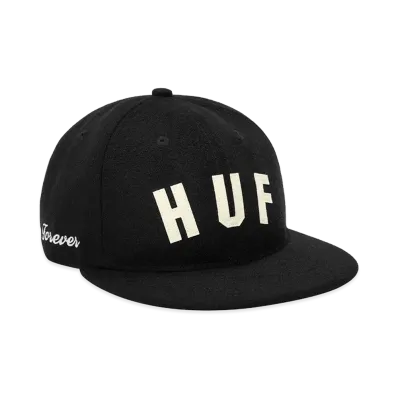 HUF x NEW ERA Shortstop Hat "Black"