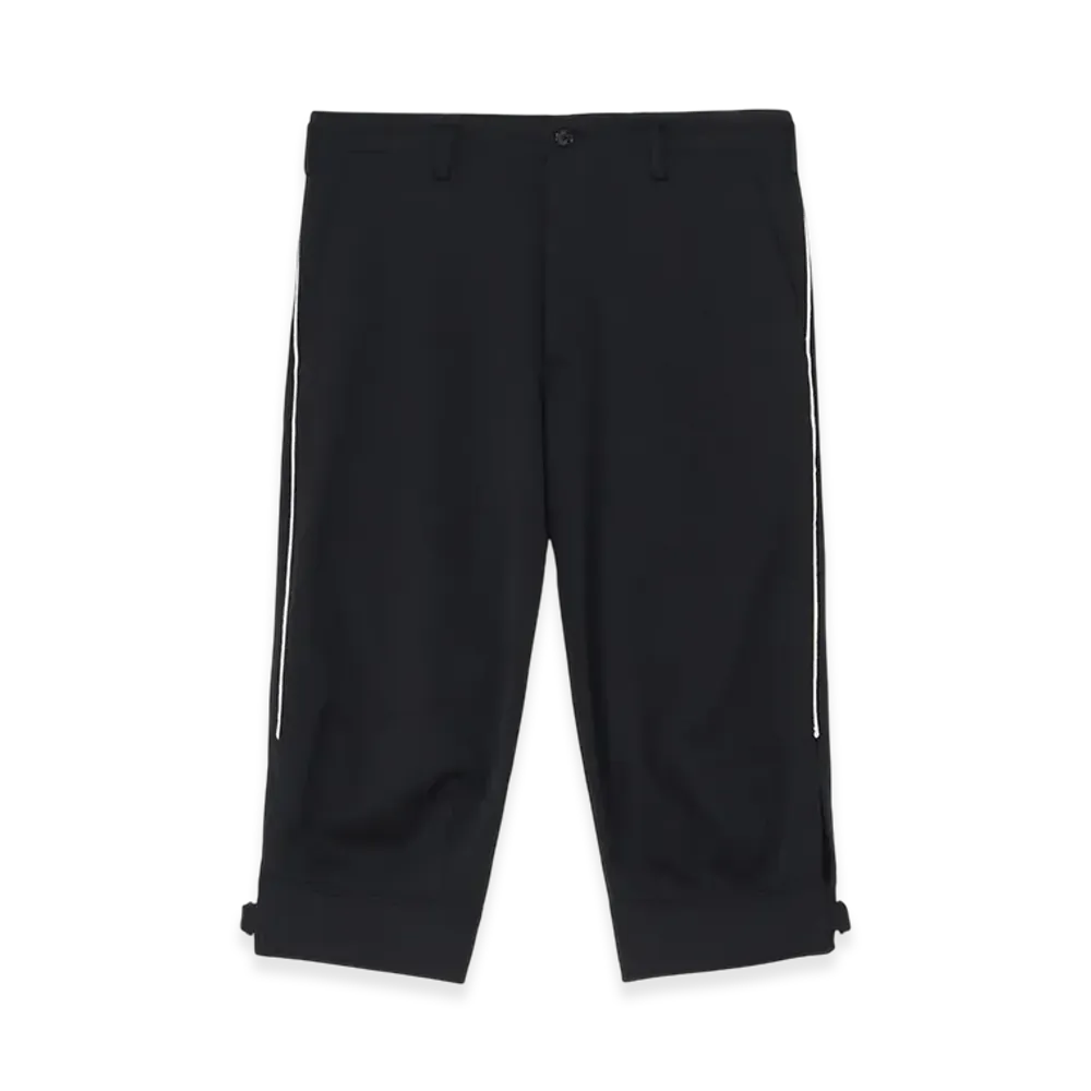 Ground Y Polyester Smooth Hem Belt Pants "Black"