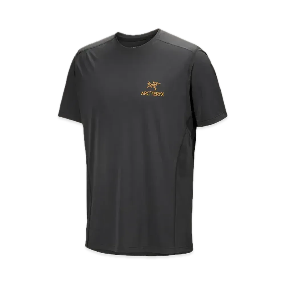 ARC'TERYX Motus Crew Arc Word Short Sleeve Men's "Black Heather"