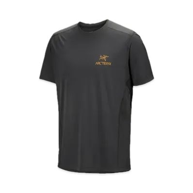 ARC'TERYX Motus Crew Arc Word Short Sleeve Men's "Black Heather"