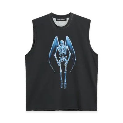 OUR LEGACY Breathe Tank "Fallen Angel Print"