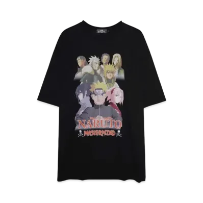 NARUTO x MASTERMIND VINTAGE T "BLACK"