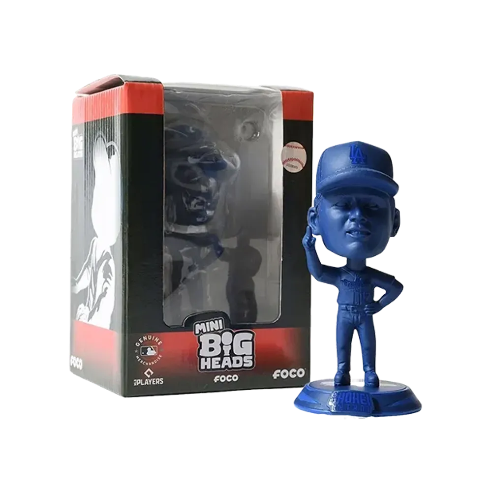 HOMEGAME x SHOHEI OHTANI \ HOME GAME LA DODGERS SMU 4.5 INCH NIGHT MODE MINI BIGHEAD 4.5 INCH BLUE "MULTI"