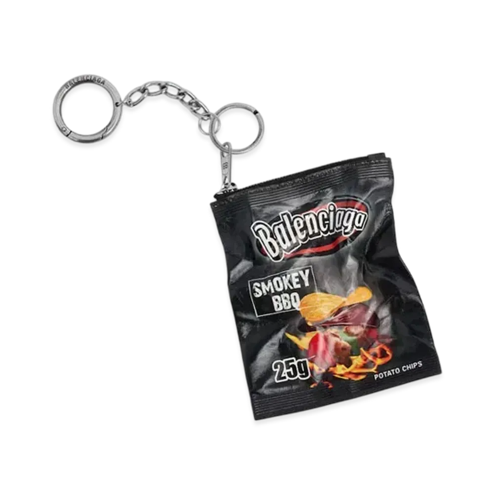 BALENCIAGA Charm/Keychain Chips "Black"
