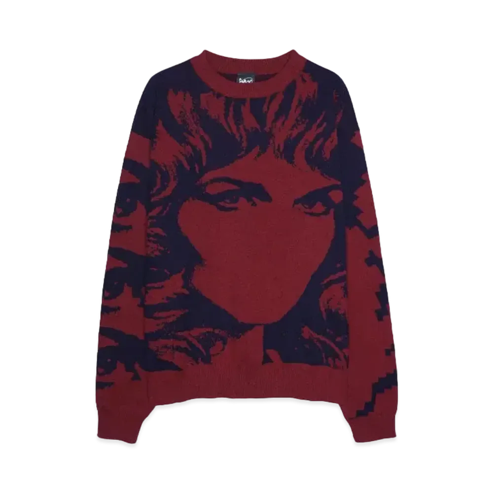 P.A.M. HANDMAIDEN CREWNECK KNIT "BURGUNDY"