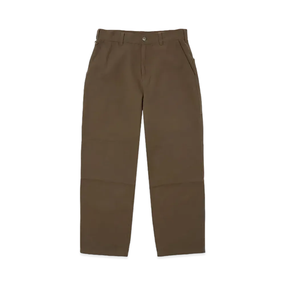 HUF Summer 24 Climb Brushed Canvas Pants "Rich Brown"