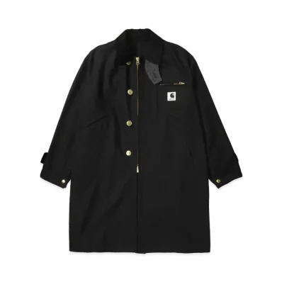 sacai x Carhartt WIP Duck Coat "Black"
