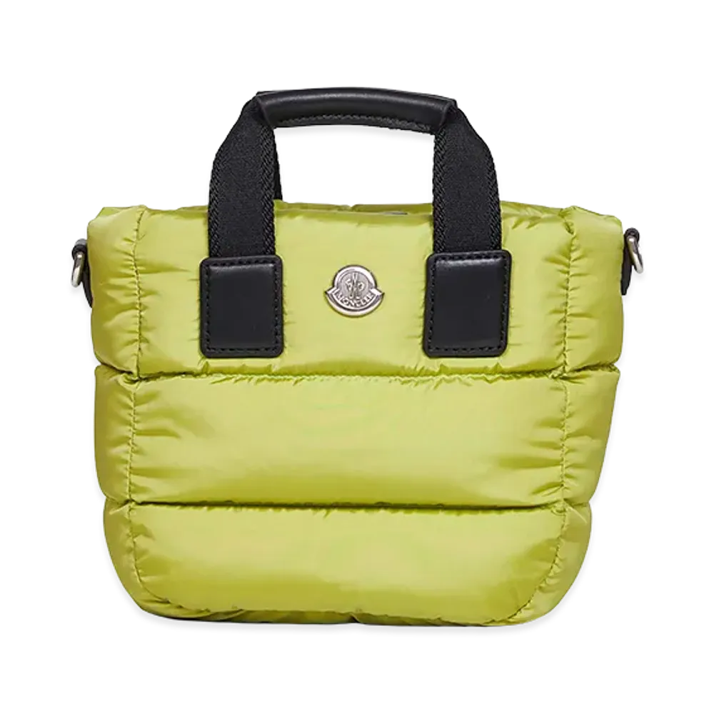 MONCLER Women's Micro Caradoc Tote Bag "Lime Green"