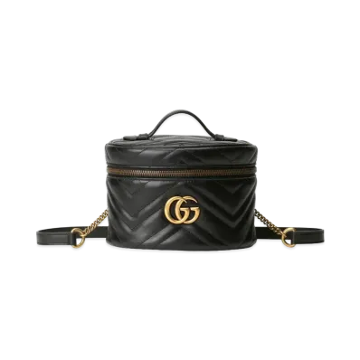 GUCCI GG Marmont Backpack "Black"