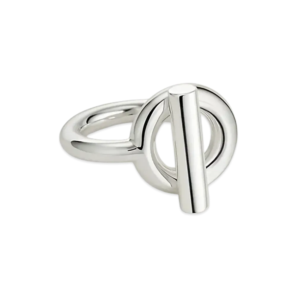 Hermes Echappee Hermes Ring GM "Silver"