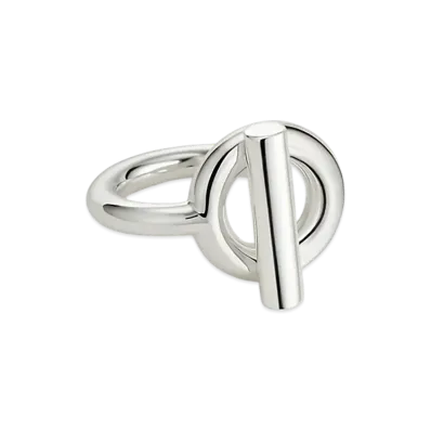 Hermes Echappee Hermes Ring GM "Silver"
