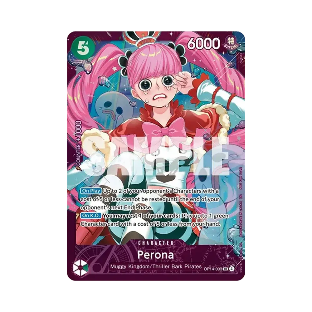 ペローナ SR :上位記念品​ [OP14-033](プロモーションカード