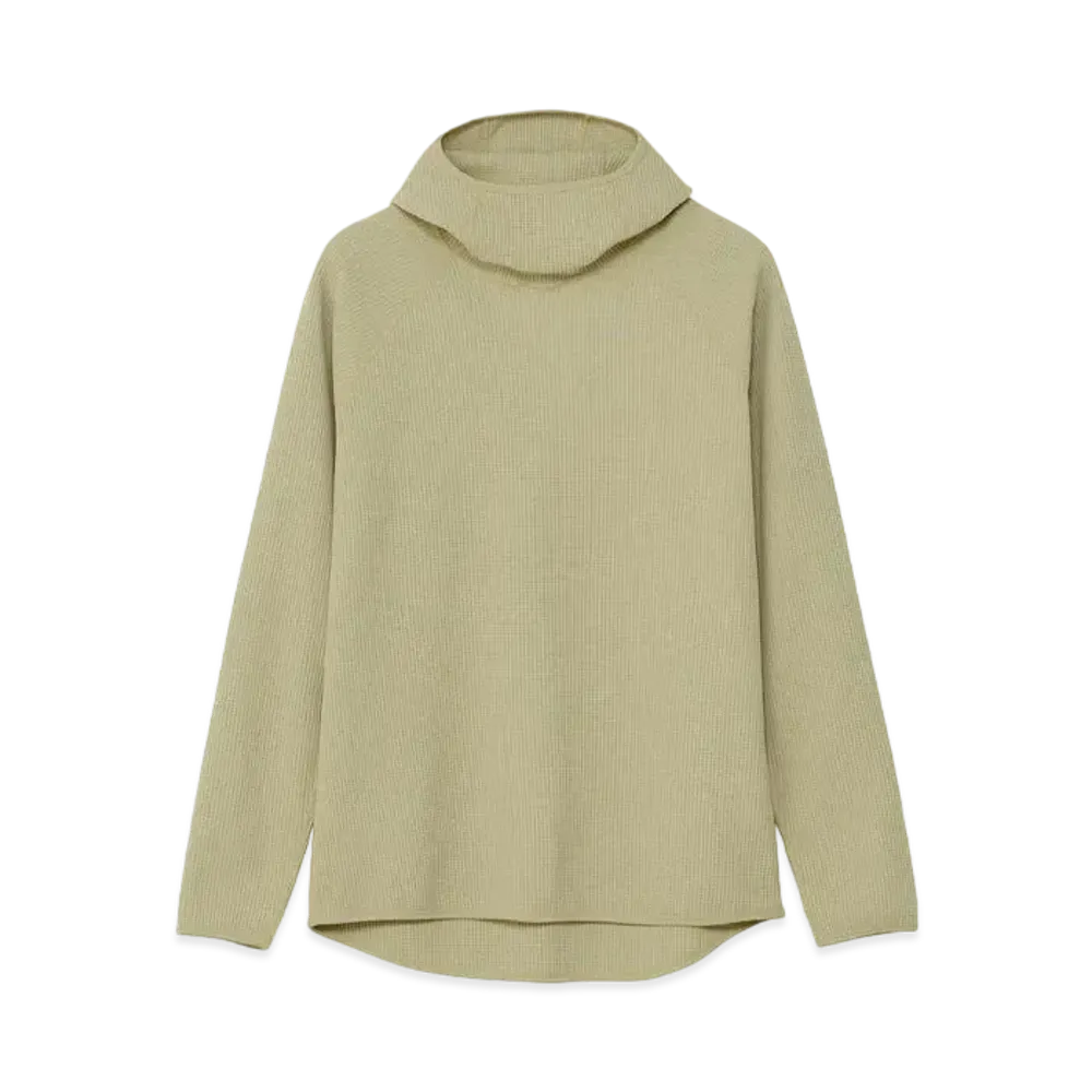 Goldwin Waffle Light Long Sleeve Hoodie (Unisex) "Oak Beige"