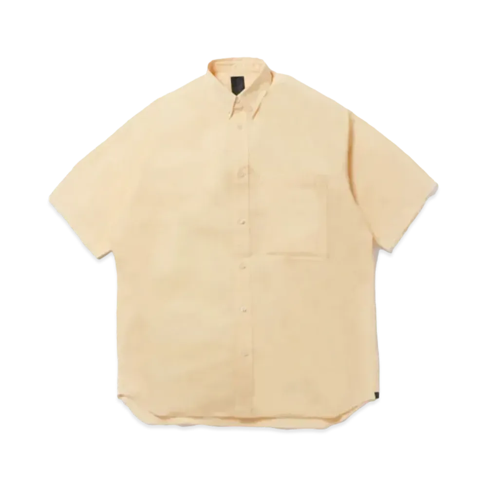 DAIWA PIER39 Tech Button Down Shirts S/S OX "Yellow"