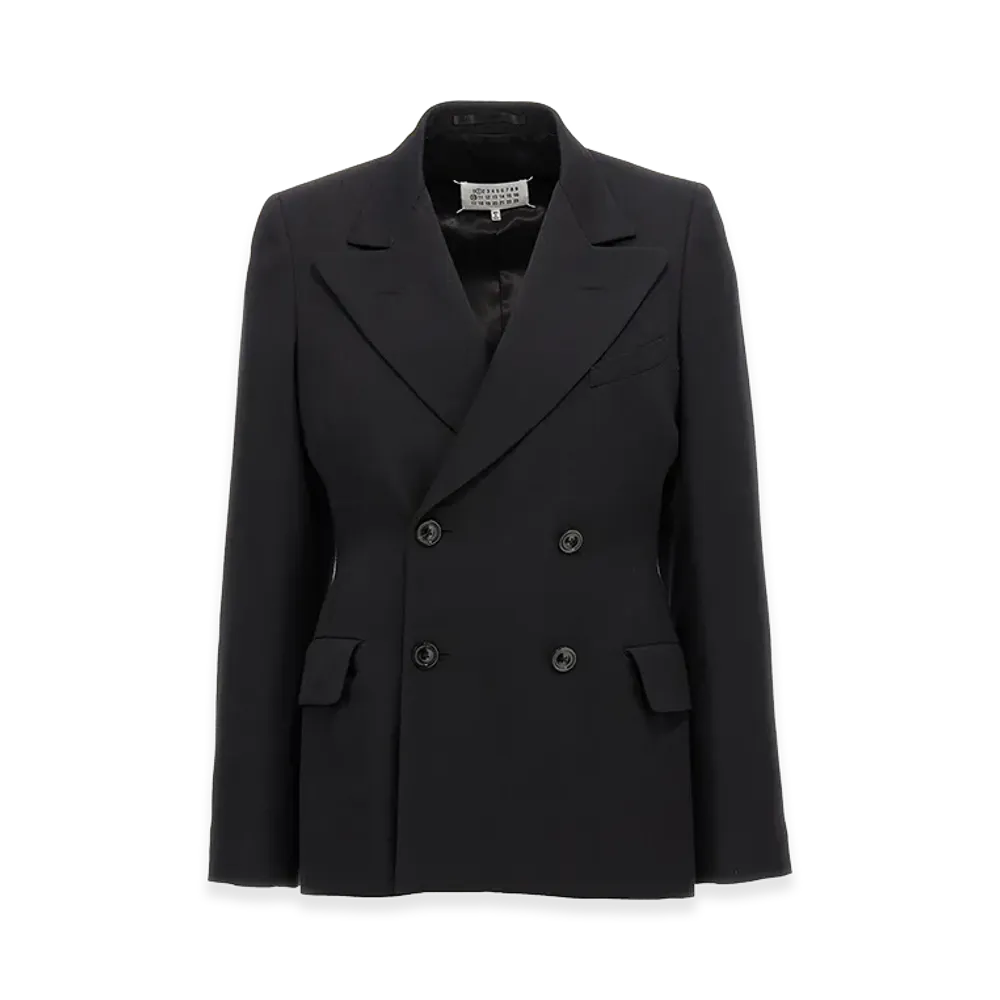 Maison Margiela Women's Double-Breasted Blazer "Black"