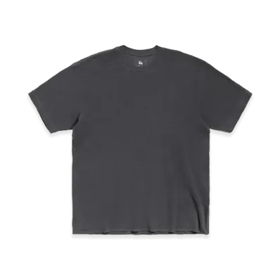 Stussy Pigment Dyed SS Thermal "Faded Black"