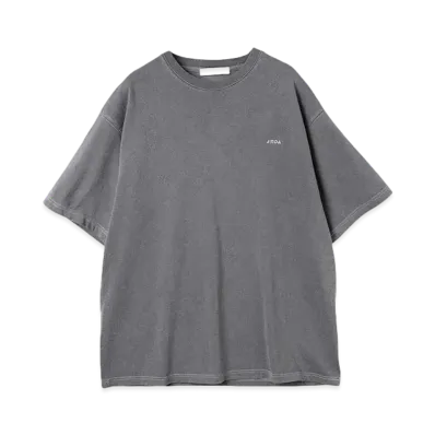 JieDa OVERDYE EMBROIDERY S/S TEE "BLACK"