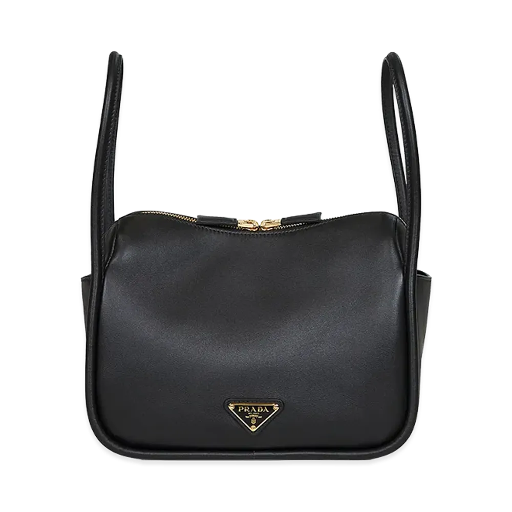 PRADA Women's Leather Handbag "Black"
