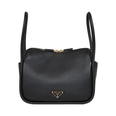 PRADA Women's Leather Handbag "Black"