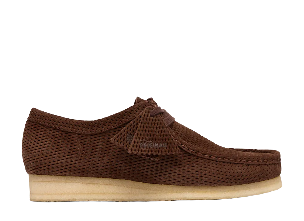 Clarks Wallabee "Brown Perforated"