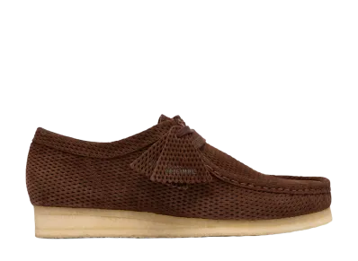 Clarks Wallabee "Brown Perforated"