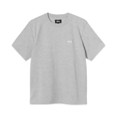 Stussy Stock Logo SS Crew "Grey Heather 22"