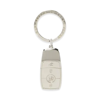 BlackEyePatch Car Remote Keychain "Silver"