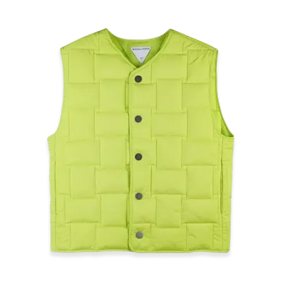 Bottega Veneta Women's Nylon Vest "Acid Kiwi"